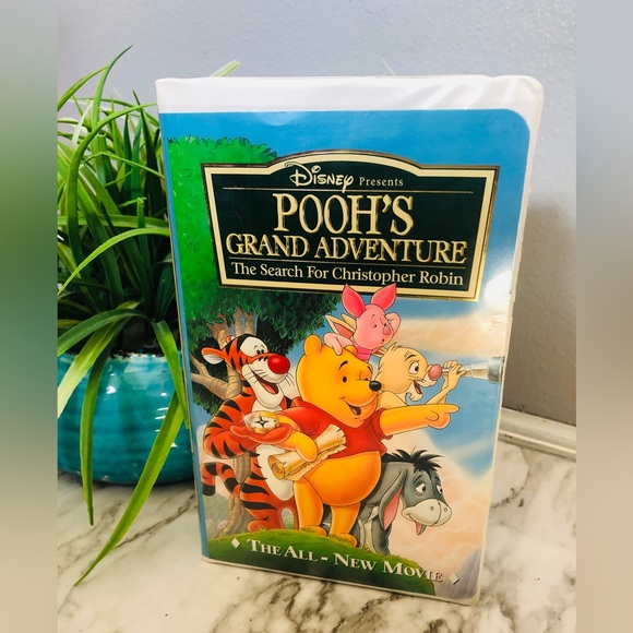 Disney’s Winnie the Pooh Grand Adventure VHS Video Tape Search Christopher Robin - Picture 1 of 3